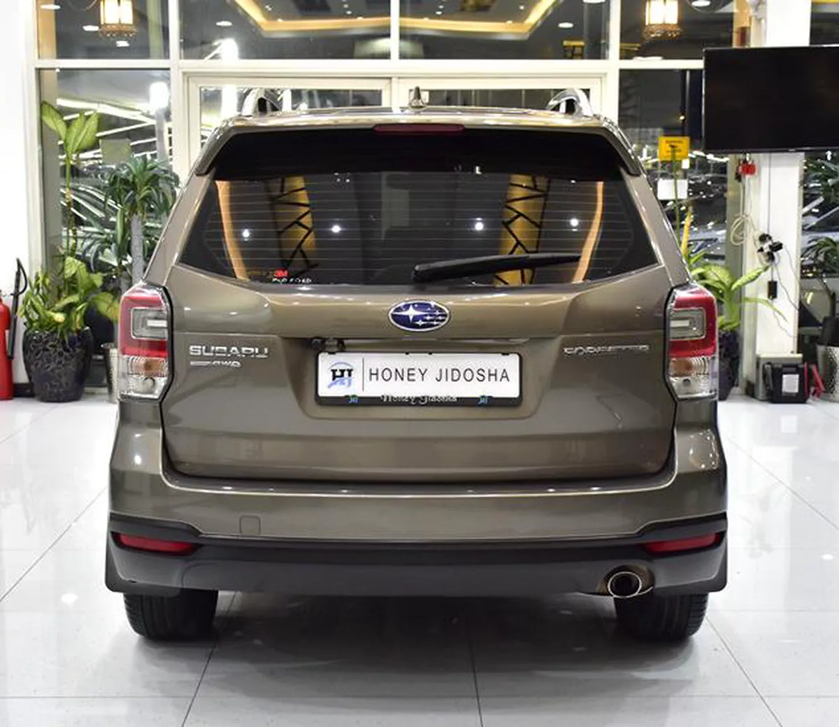 Subaru Forester AWD ( 2018 Model ) in Brown Color GCC Specs-7-7