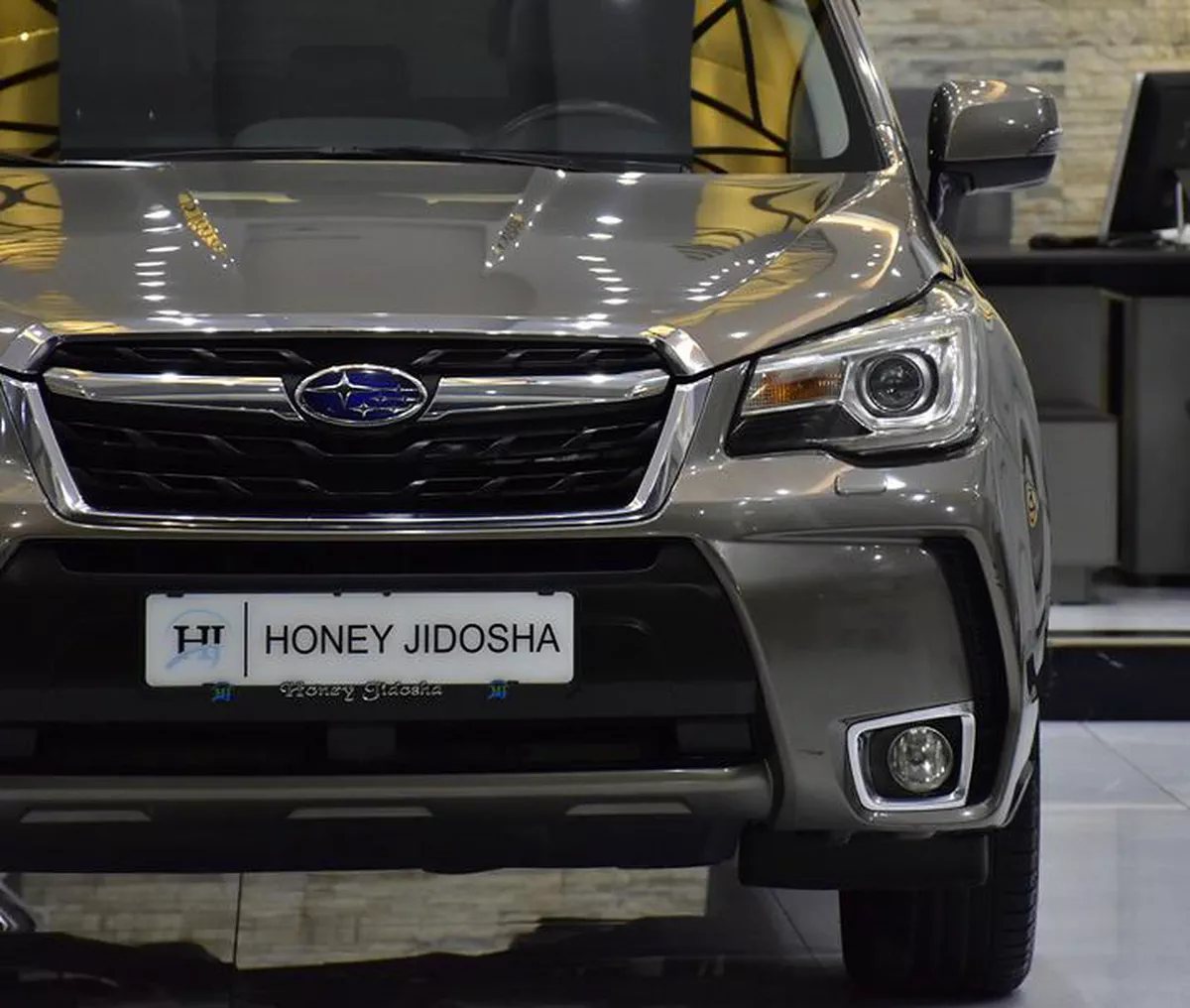Subaru Forester AWD ( 2018 Model ) in Brown Color GCC Specs-8-8