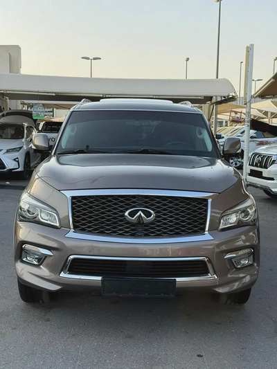 Infiniti QX80 Standard 2016 - GCC Specs - Well Maintained-0
