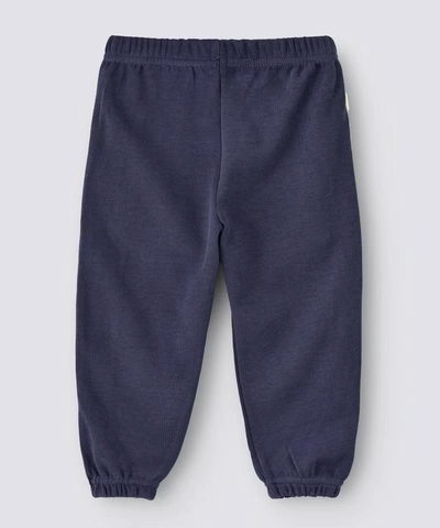 Babyqlo Single Side Stripe Detail Mid-Rise Joggers Blue/White-1