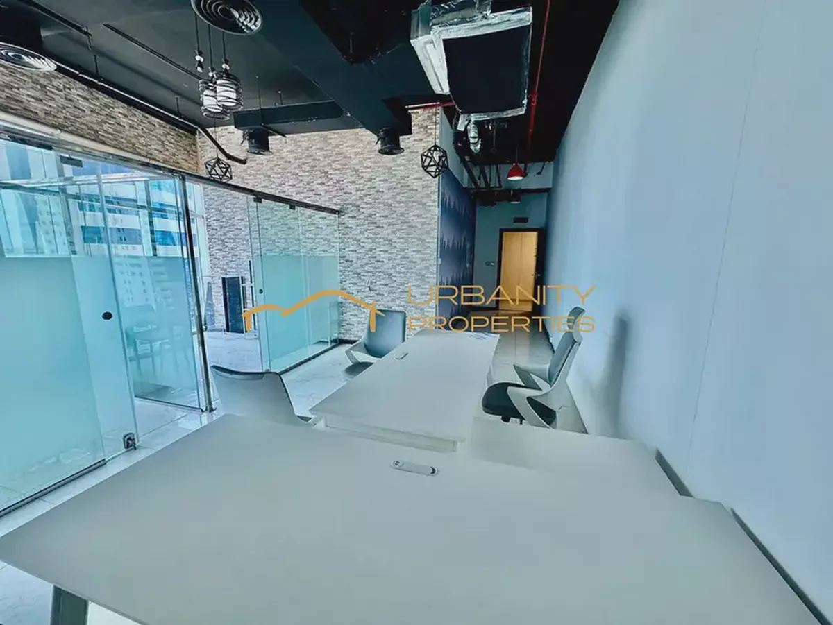 Furnished & Fitted Office with Glass Partitions | Business Bay | Ready for Occupancy