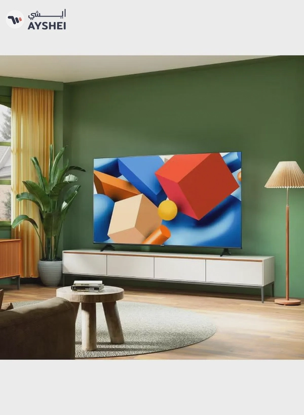 Hisense 50 Inch 4K A6K smart TV | VIDA system | Dolby Vision | HDR | 60HZ | Bluetooth | Wi-Fi | New design | (2 USB - 3 HDMI) | Model (2023) - 50A6K Black