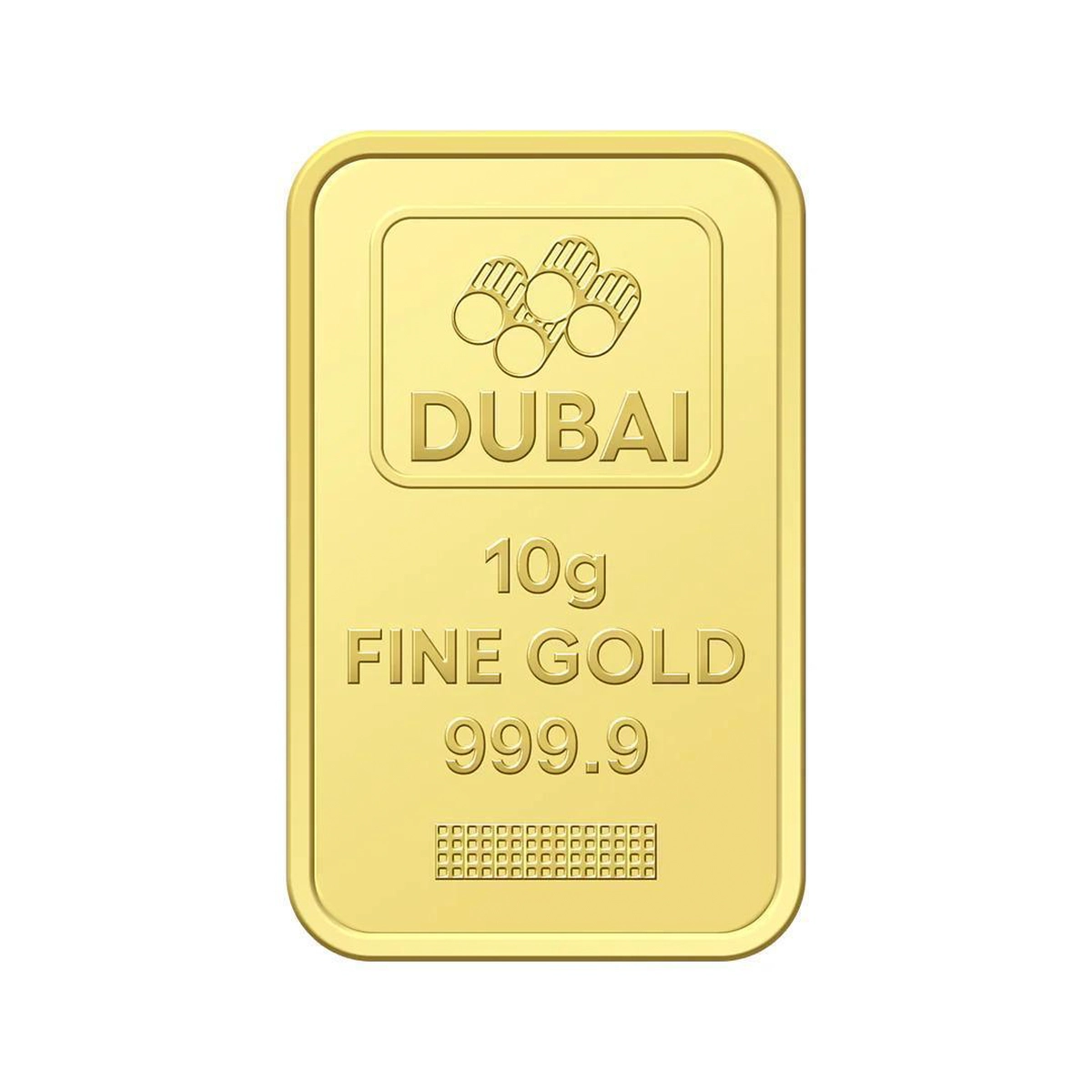 Dubai Gold 10 Grams Pure 999.9 Fine Gold Bar - Variable Design-0-0