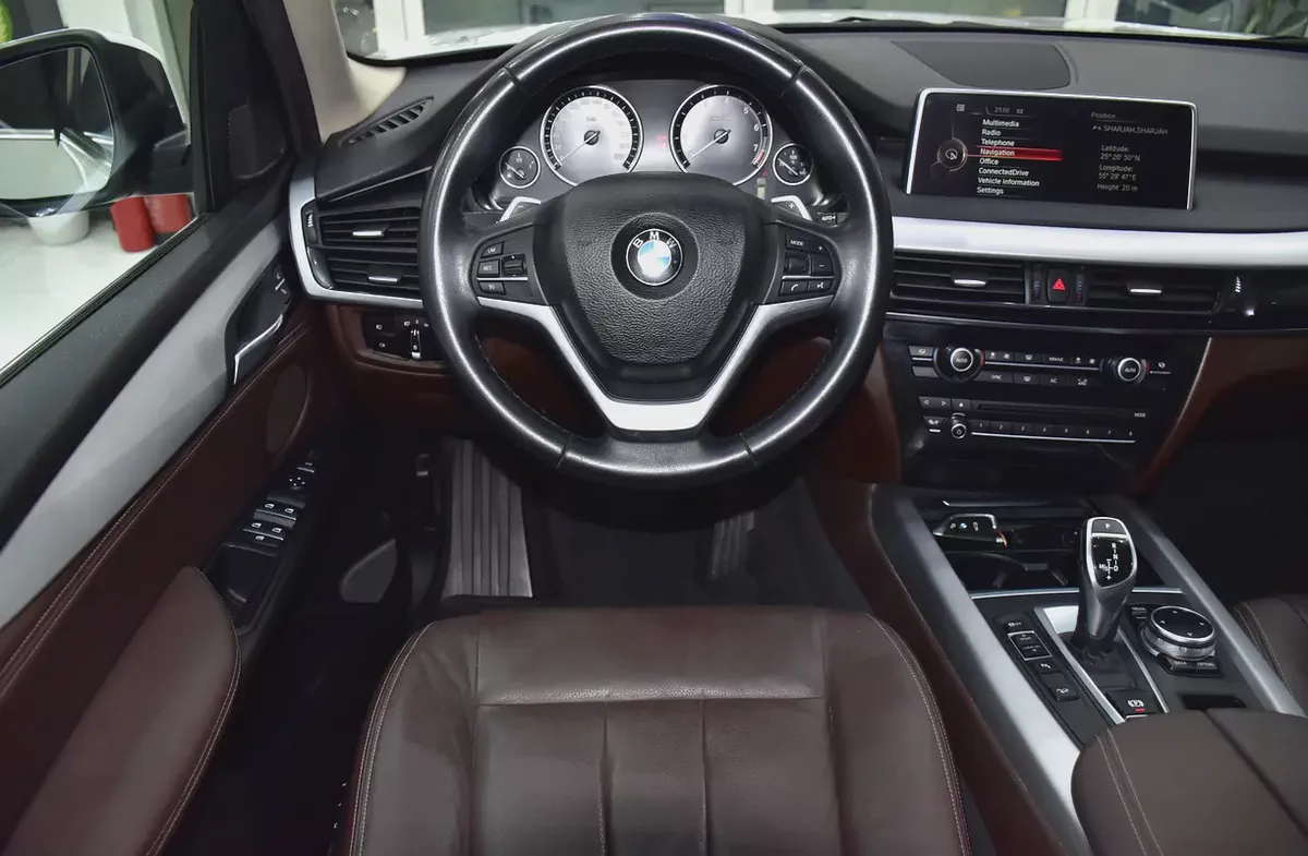 EXCELLENT DEAL for our BMW X5 xDrive35i ( 2014 Model ) in White Color GCC Specs-11-11