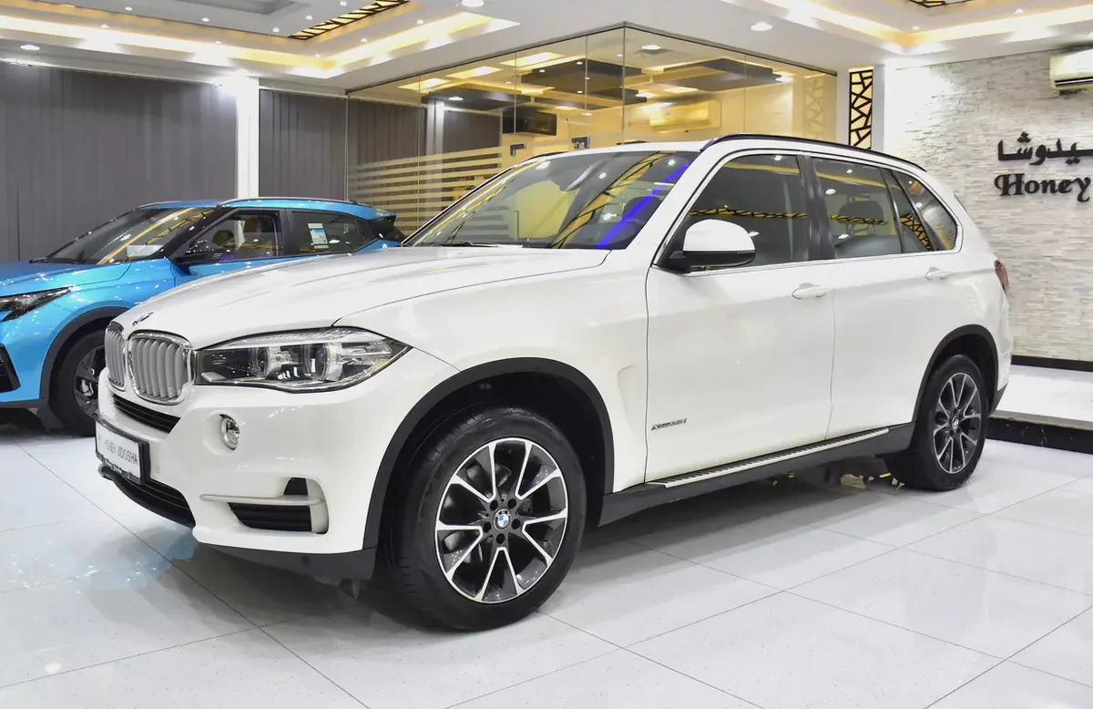 EXCELLENT DEAL for our BMW X5 xDrive35i ( 2014 Model ) in White Color GCC Specs-1-1