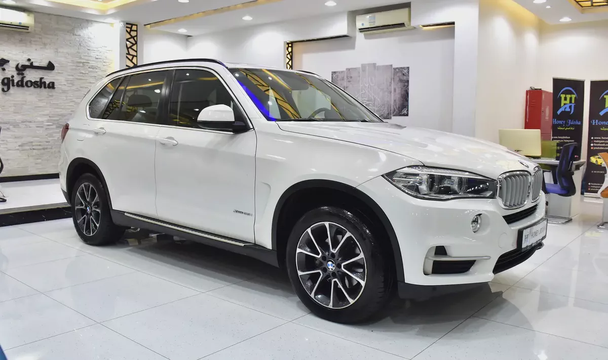 EXCELLENT DEAL for our BMW X5 xDrive35i ( 2014 Model ) in White Color GCC Specs-2-2