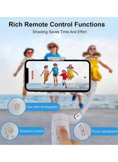 Eworld M01 Multi Function Gimbal Stabilizer Selfie Stick, Handheld Gimbal with Face Tracking -7