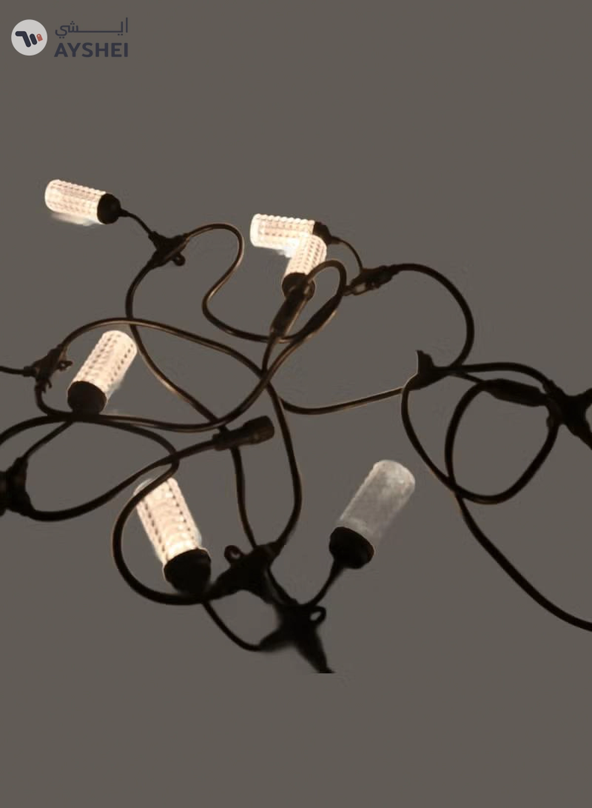Yuwell Ramadan Lights 10 Led Light Fairy String Lights Warm White Outdoor Courtyard Light For Garden Party Decor Light 5 Meter Outdoor String Lights Ramadan Decoration Lights-1-1