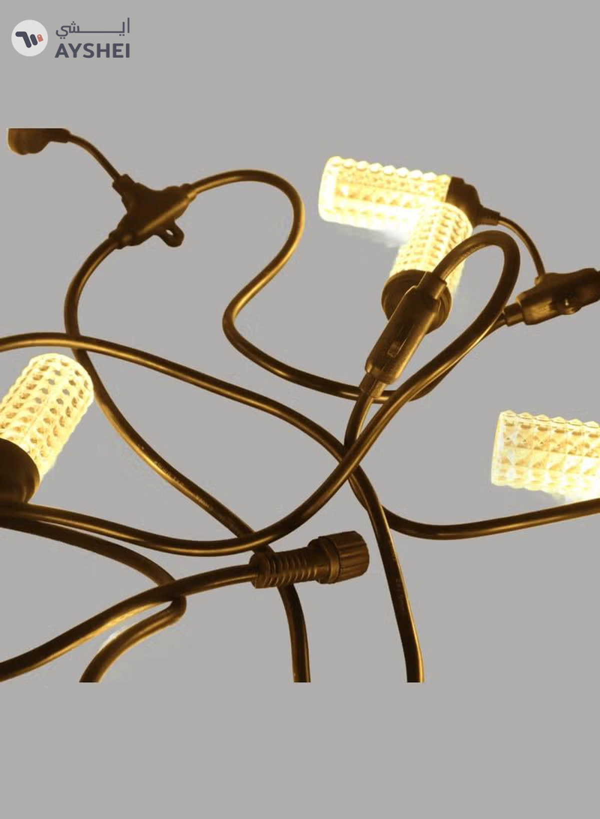 Yuwell Ramadan Lights 10 Led Light Fairy String Lights Warm White Outdoor Courtyard Light For Garden Party Decor Light 5 Meter Outdoor String Lights Ramadan Decoration Lights-2-2
