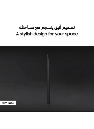 Samsung 55 Inch Crystal UHD TV, U8000F, 4K, Crystal Processor 4K, MetalStream Design, Knox Security, Endless Free Content, Smart TV, UA55U8000FUXZN (2025 - UAE Version) U8000F BLACK-8