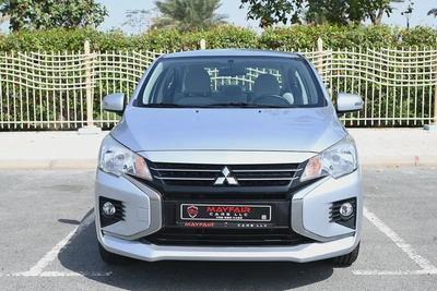 0% DP - ORIGINAL PAINT - MITSUBISHI ATTRAGE 2022 - LOW MILEAGE - GCC-1