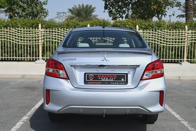 0% DP - ORIGINAL PAINT - MITSUBISHI ATTRAGE 2022 - LOW MILEAGE - GCC-3