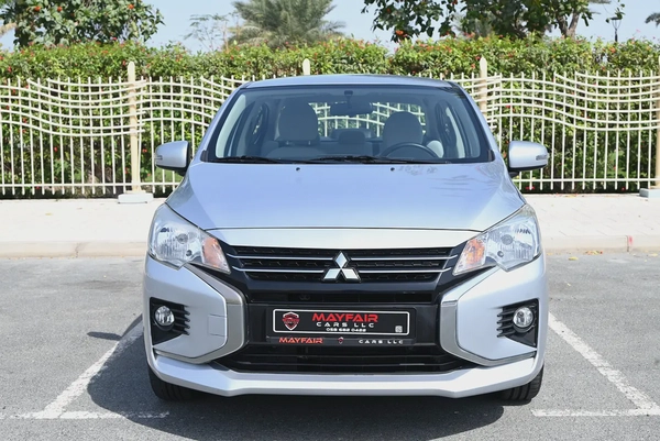0% DP - ORIGINAL PAINT - MITSUBISHI ATTRAGE 2022 - LOW MILEAGE - GCC