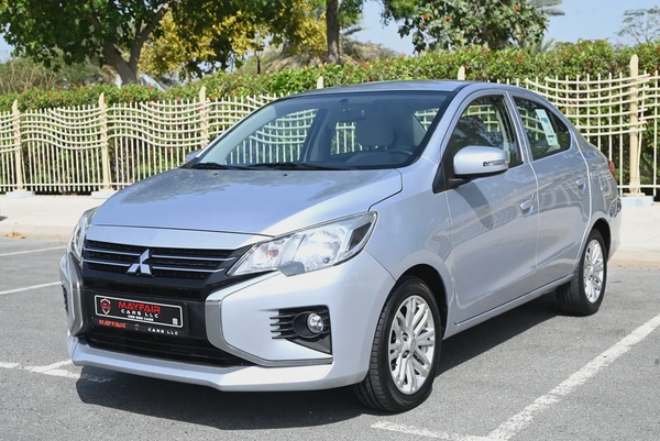 0% DP - ORIGINAL PAINT - MITSUBISHI ATTRAGE 2022 - LOW MILEAGE - GCC