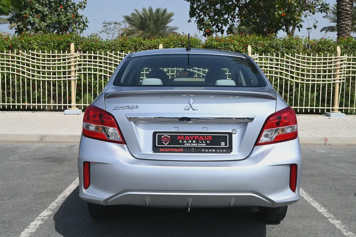 0% DP - ORIGINAL PAINT - MITSUBISHI ATTRAGE 2022 - LOW MILEAGE - GCC-3-3