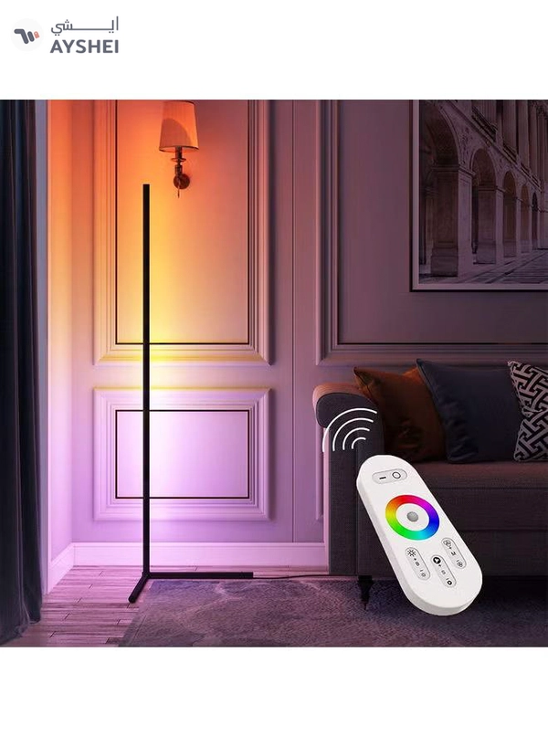 Arabest RGB Smart Corner Floor Lamp Multicolour 1.4meter