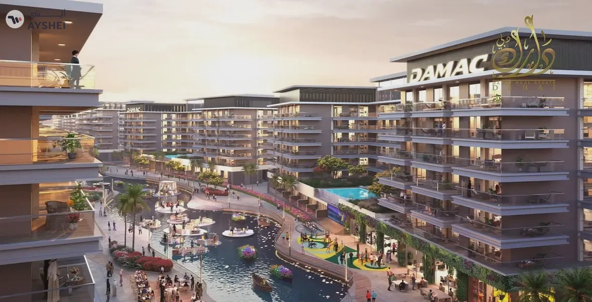 DAMAC'S RIVERSIDE-LIVING LAGOON-VIEW HIGH-FLOOR