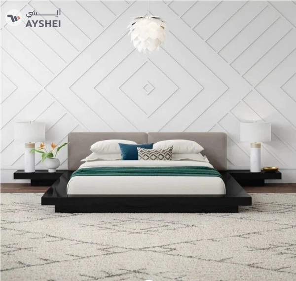 Nagoya Japanese Bed with 2 side tables