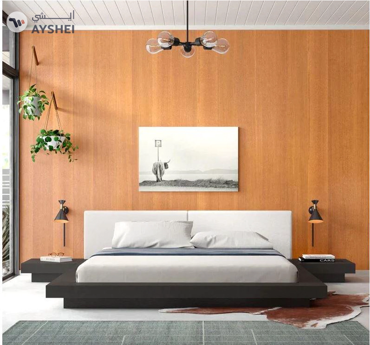 Nagoya Japanese Bed with 2 side tables-1-1