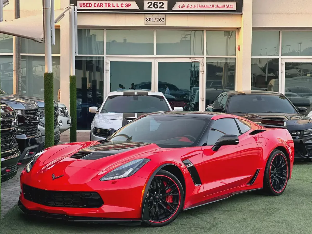 CHEVROLET CORVETTE C7 ZO6 GCC 2019 FULL OPTION ORIGINAL PAINT PERFECT CONDITION FULL SERVICE HISTORY-3-3