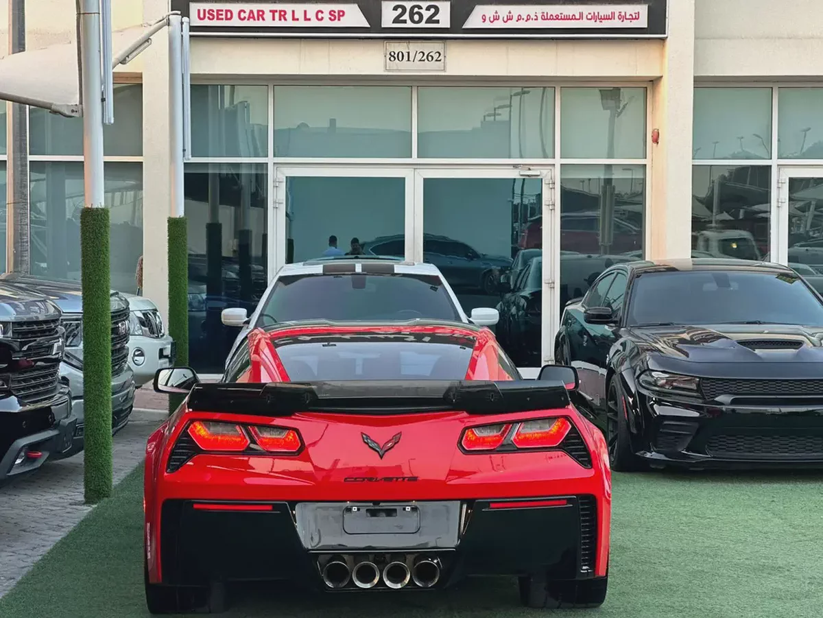 CHEVROLET CORVETTE C7 ZO6 GCC 2019 FULL OPTION ORIGINAL PAINT PERFECT CONDITION FULL SERVICE HISTORY-4-4