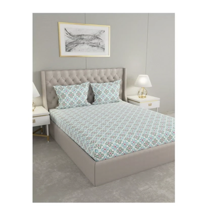 Raymond Home King Flat Sheet Super Soft 120 TC Pure Cotton -0