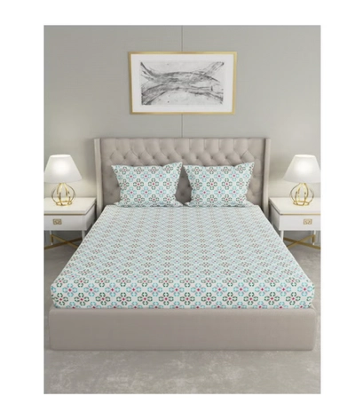 Raymond Home King Flat Sheet Super Soft 120 TC Pure Cotton -1