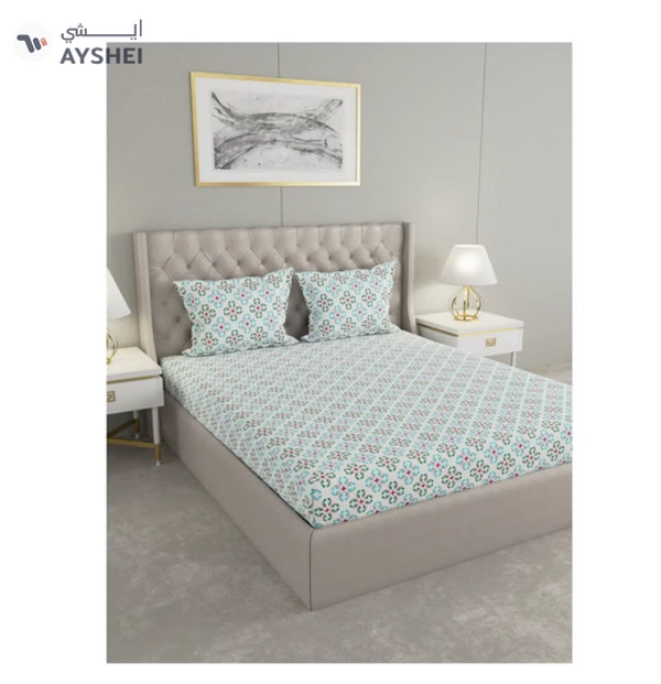 Raymond Home King Flat Sheet Super Soft 120 TC Pure Cotton 