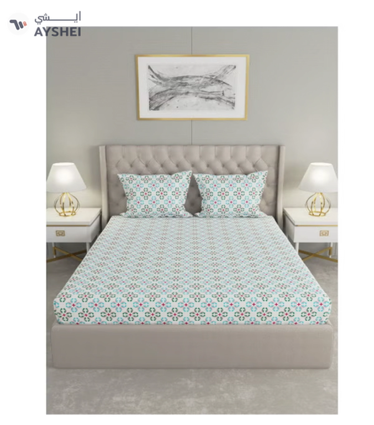 Raymond Home King Flat Sheet Super Soft 120 TC Pure Cotton -1-1