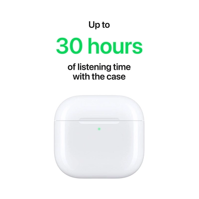 Apple AirPods 4 Wireless Earbuds, Bluetooth Headphones, Personalized Spatial Audio, Sweat and Water Resistant-1