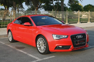 0% DP - FSH - FIRST OWNER - AUDI A5 COUPE 4WD - GCC SPECS-0