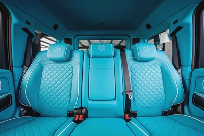 Mercedes Benz G63 AMG-800 Brabus Kit-Tiffany Blue Interior-Exclusive Order-Low Mileage-17