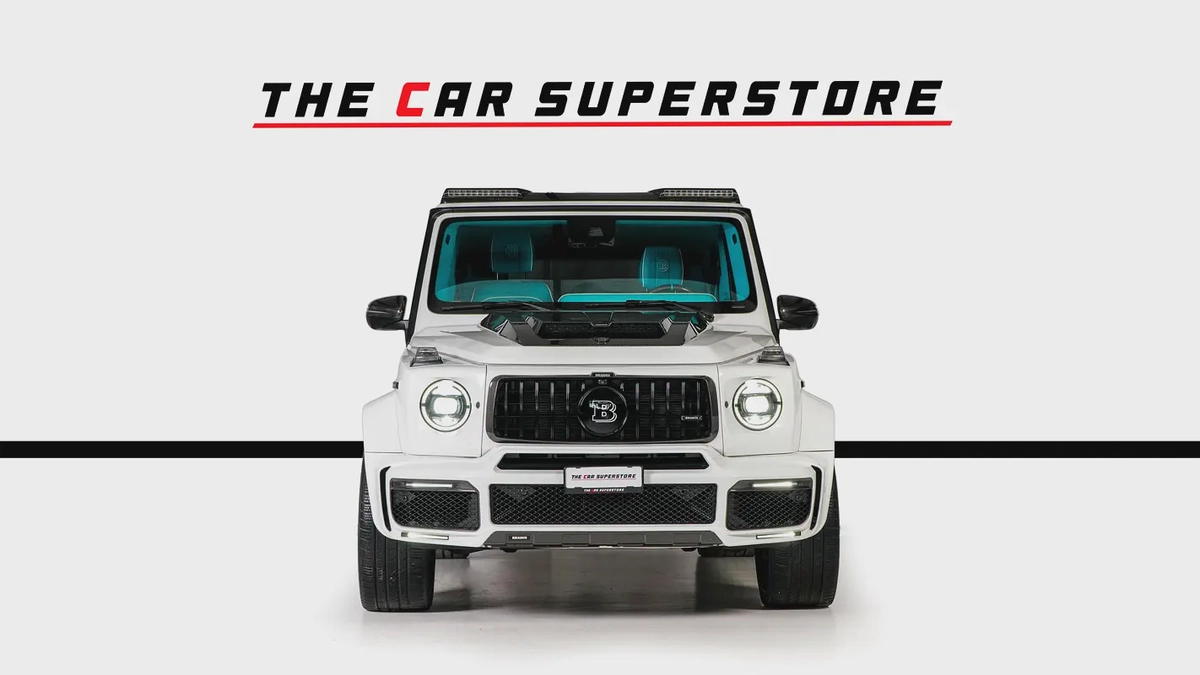 Mercedes Benz G63 AMG-800 Brabus Kit-Tiffany Blue Interior-Exclusive Order-Low Mileage-2-2