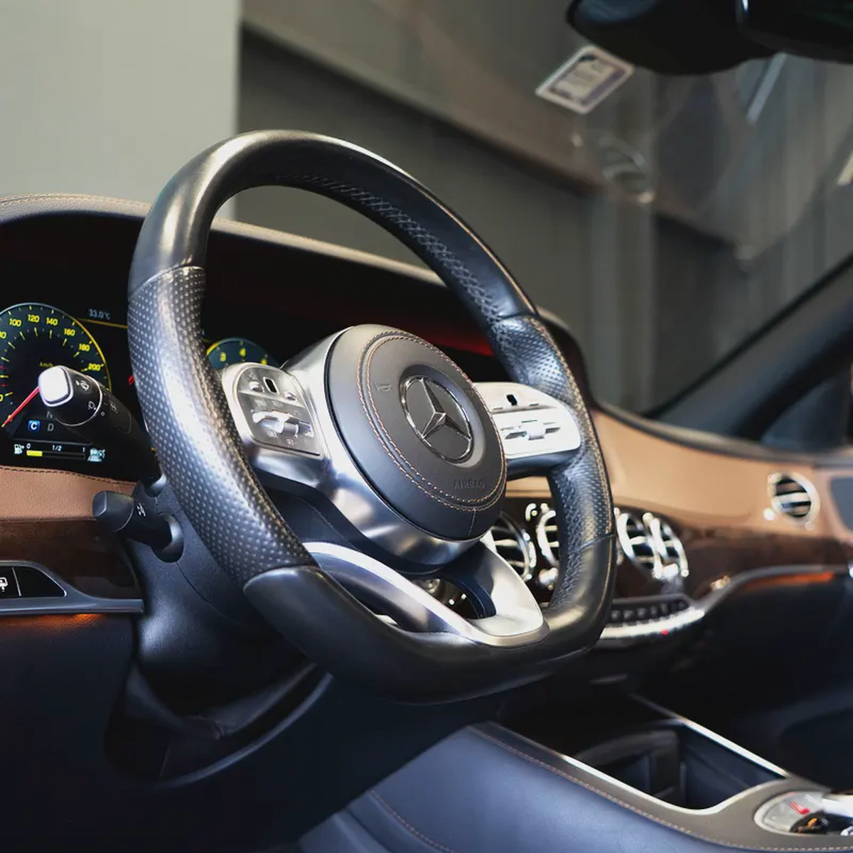 AED 2,874 P.M • 0% Downpayment • Mercedes-Benz S450 • 1 Year Warranty-9-9