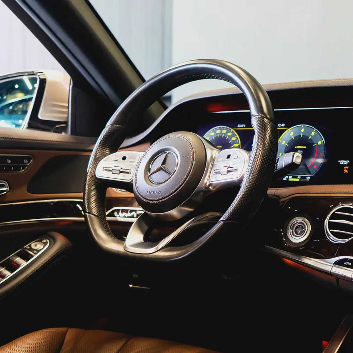 AED 2,874 P.M • 0% Downpayment • Mercedes-Benz S450 • 1 Year Warranty-10-10