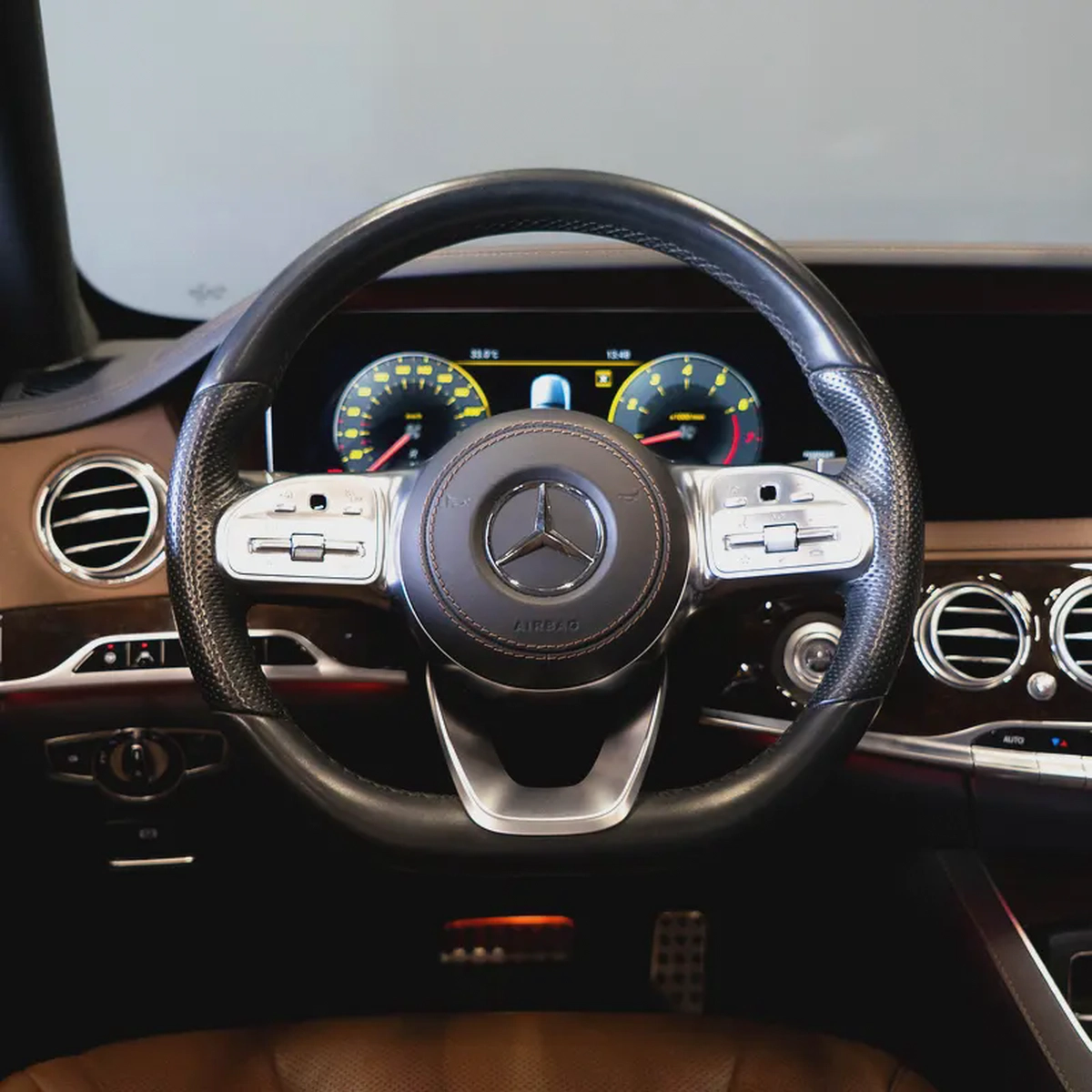 AED 2,874 P.M • 0% Downpayment • Mercedes-Benz S450 • 1 Year Warranty-8-8