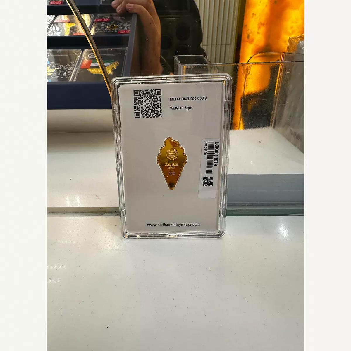 BTC 5 Gram Pure Gold Icecream cone- Exclusive Gifting and Collectable 24 carat-2-2