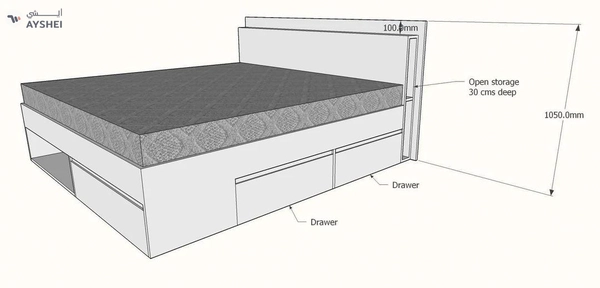 York Bed, Custom Made