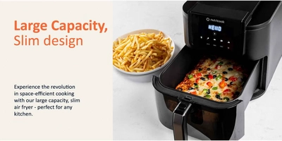 Nutricook Digital Slim Air Fryer XL,7.6L Capacity-3