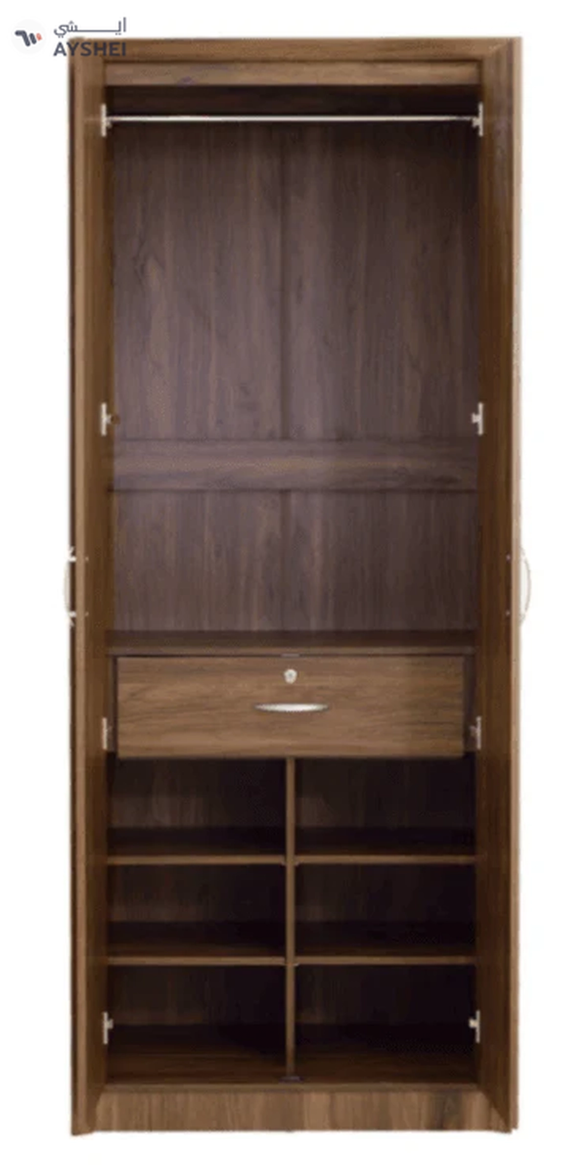 Wardrobe, 2 Door, MDF Yuko-2-2