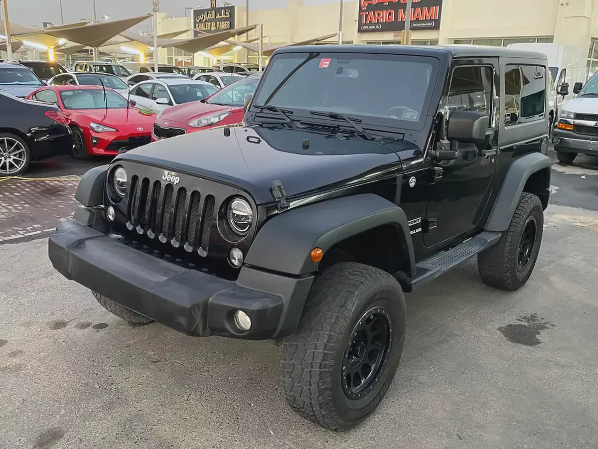 2017 Jeep Wrangler Black 2-Door Sport-4-4