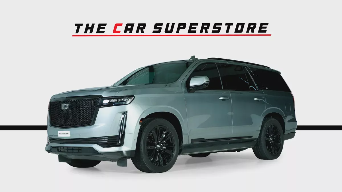 Cadillac Escalade 600 Sport-GCC-7 Seats-Full Service History With Dealer-Black Pack-Captain Seats-3-3