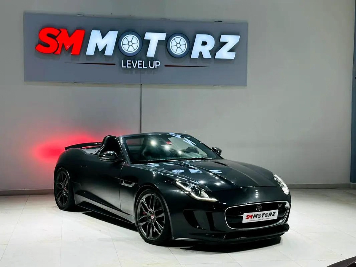 JAGUAR F-TYPE S V8 SUPERCHARGED 2015 ORIGINAL PAINT FULL SERVICE HISTORY AGENCY-8-8
