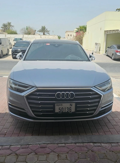 Audi A8 2018 full option only 78.000km well maintained no accidents gcc specification -0