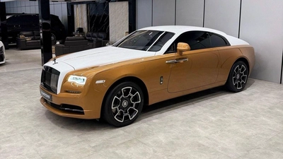 Rolls Royce Wraith Black Badge | GCC Specs | Impeccable Condition | Full Service History-0
