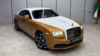 Rolls Royce Wraith Black Badge | GCC Specs | Impeccable Condition | Full Service History-4