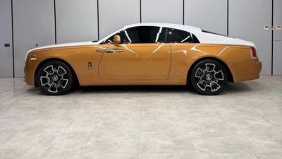 Rolls Royce Wraith Black Badge | GCC Specs | Impeccable Condition | Full Service History-21