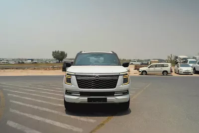 Brand New Nissan Patrol 2026 LE Platinum Turbo | GCC Specs  | WHITE WITH BLACK ROOF | RED INTERIOR-0