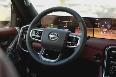 Brand New Nissan Patrol 2026 LE Platinum Turbo | GCC Specs  | WHITE WITH BLACK ROOF | RED INTERIOR-10