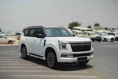 Brand New Nissan Patrol 2026 LE Platinum Turbo | GCC Specs  | WHITE WITH BLACK ROOF | RED INTERIOR-1